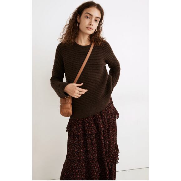 Madewell Sweaters - madewell brown Elsmere Pullover Sweater